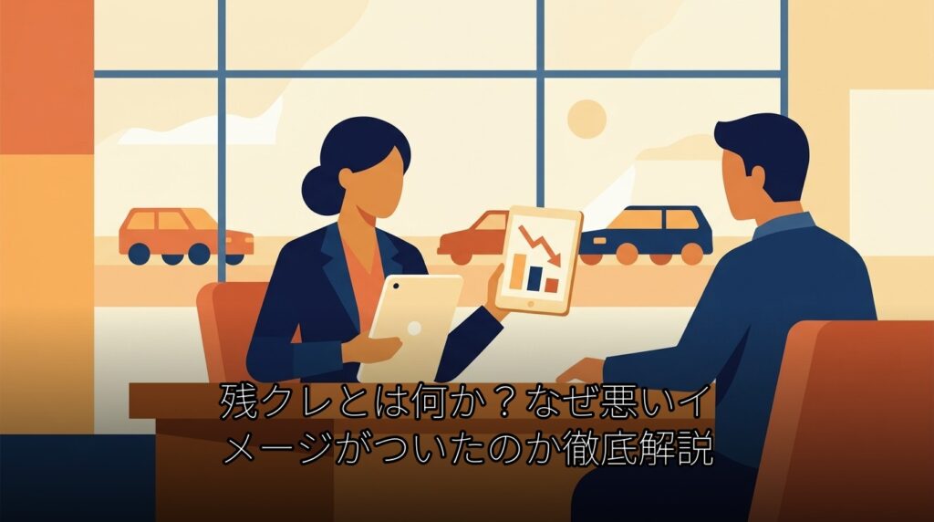 「残クレ」とは何か？なぜ悪いイメージがついたのか徹底解説