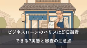 ビジネスローンのハリスは即日融資できる?実態と審査の注意点