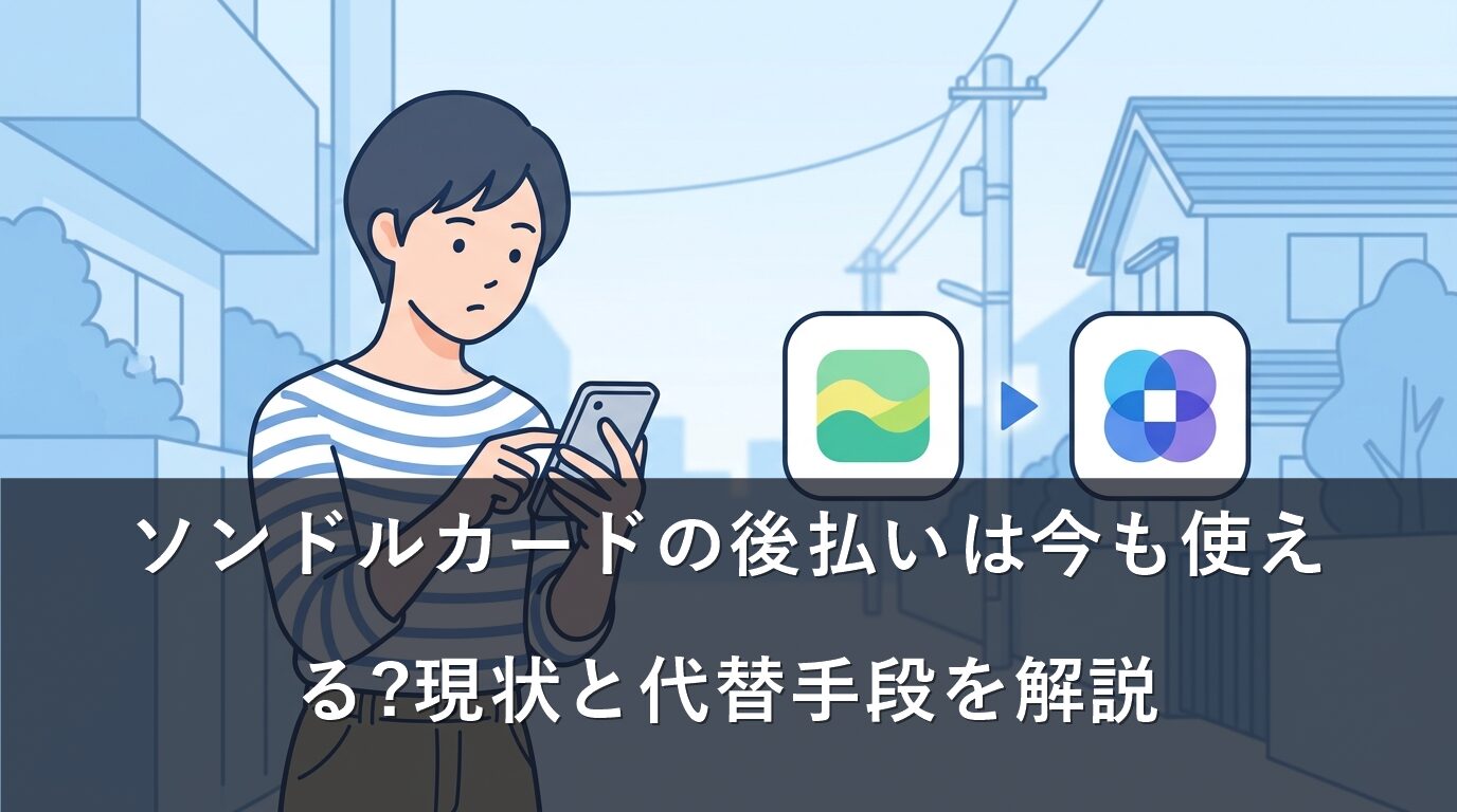 ソンドルカードの後払いは今も使える?現状と代替手段を解説