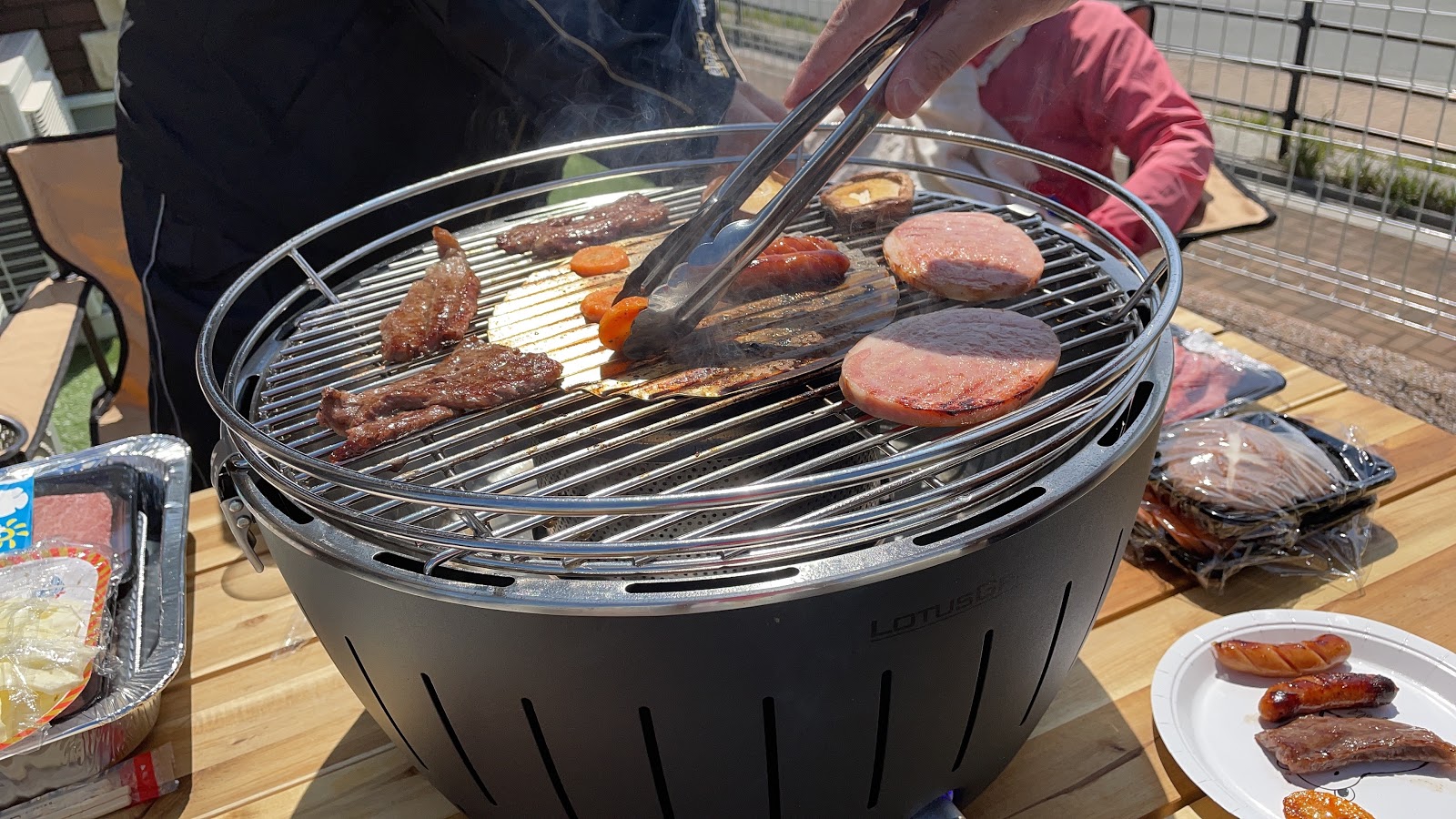 XLサイズ】素早い着火と無煙BBQ! 無煙炭火バーベキューグリル